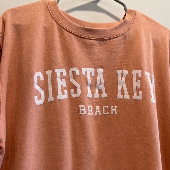 MV Sport Siesta Key Beach Peach Sweatshirt - Picture 3 of 7